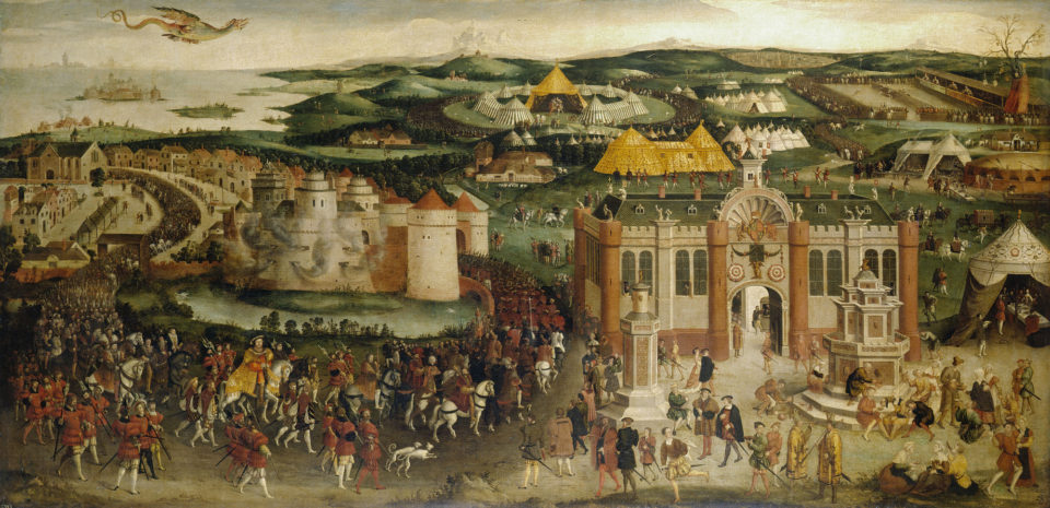 The Field of the Cloth of Gold, неизвестный художник, ок. 1545 г. 