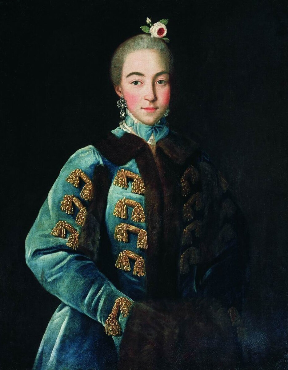 Портрет графини Анны Петровны Шереметевой. Из коллекции Музея В.А. Тропинина и московских художников его времени. Автор И. Аргунов