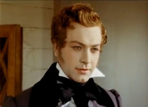 Вадим Медведев  в роли Евгения Онегина (фильм "Евгений Онегин", 1958 г.)