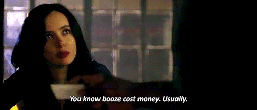 "Знаешь, бухло стоит денег. Обычно".