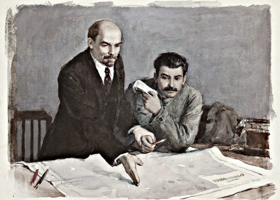 Ленин, Сталин, СССР, загадки СССР, коммунизм, социализм, сталинизм