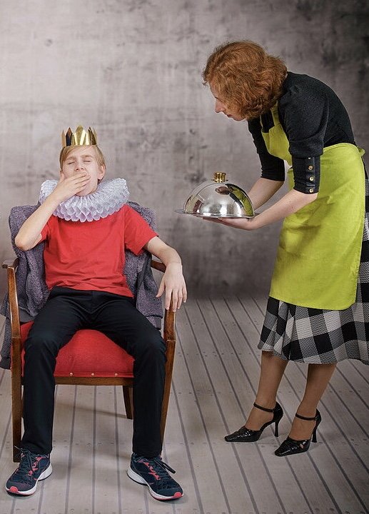 Вот ваше воспитание мамы