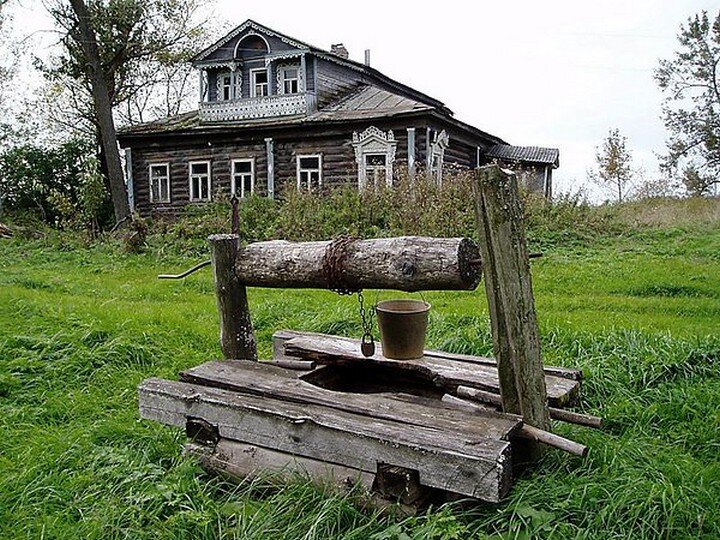 Из открытых источников. Колодец в деревне.# дом за капитал.