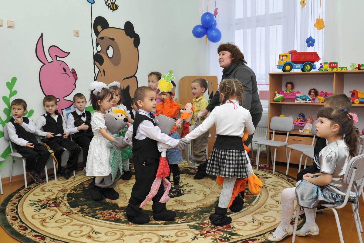 Фото из открытых источников. Детский сад в России