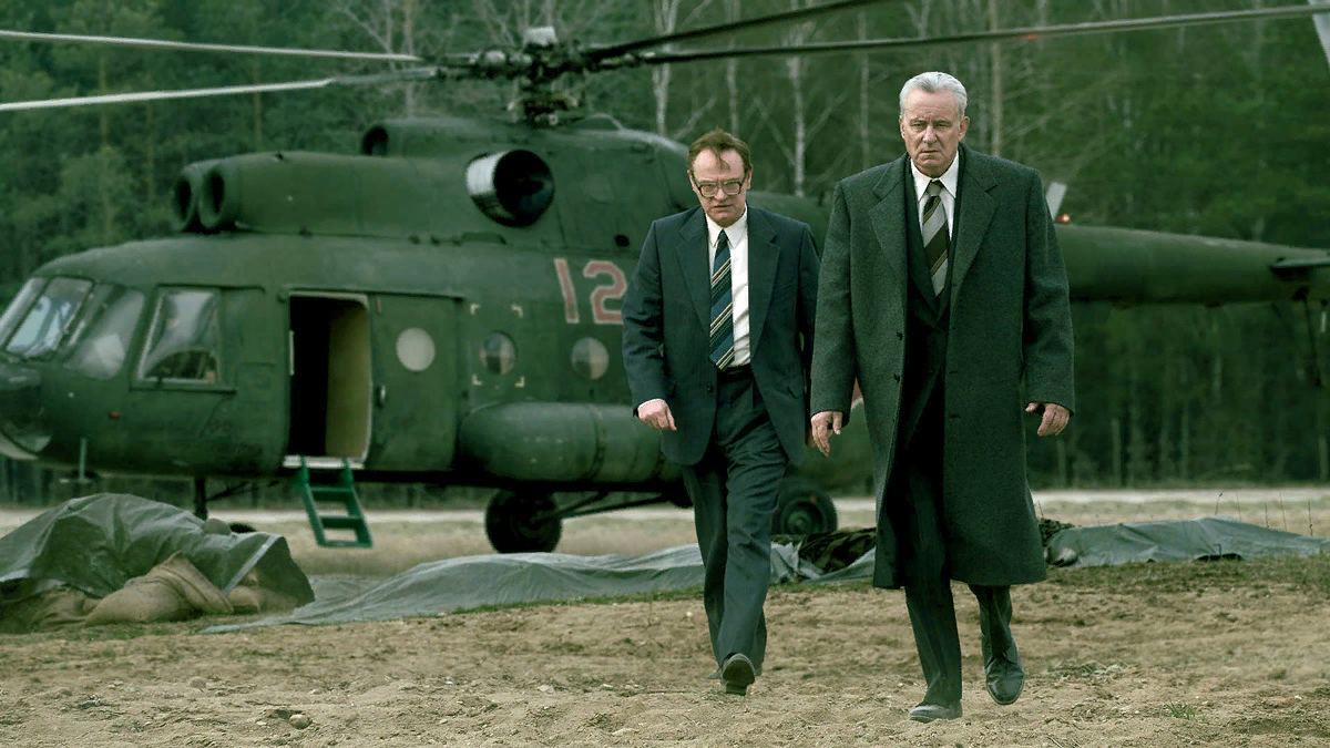 сериальные Валерий Легасов и Борис Щербина 