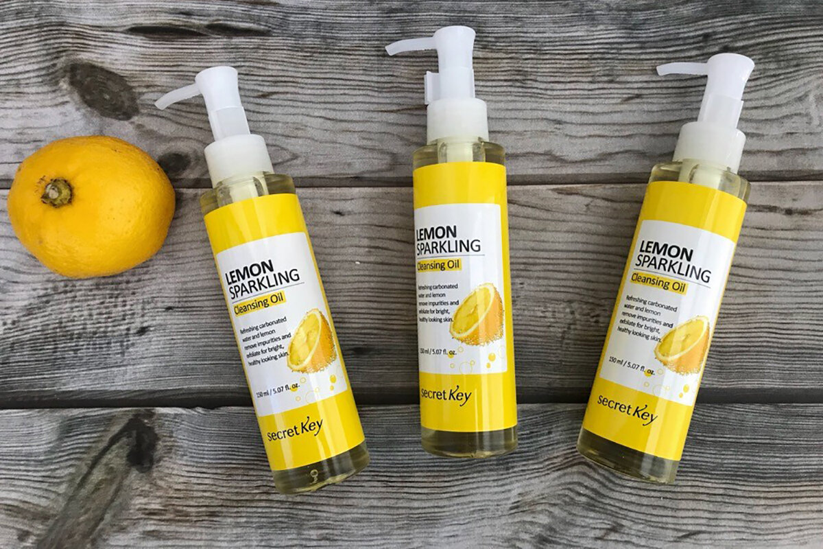 Гидрофильное масло с экстрактом лимона Secret Key Lemon Sparkling Cleansing Oil