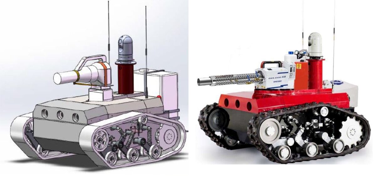 Электрический робот может дезинфицировать до 36 000 квадратных метров за один час и оснащен прочным шасси, которое может преодолевать препятствия и перемещаться по склонам.