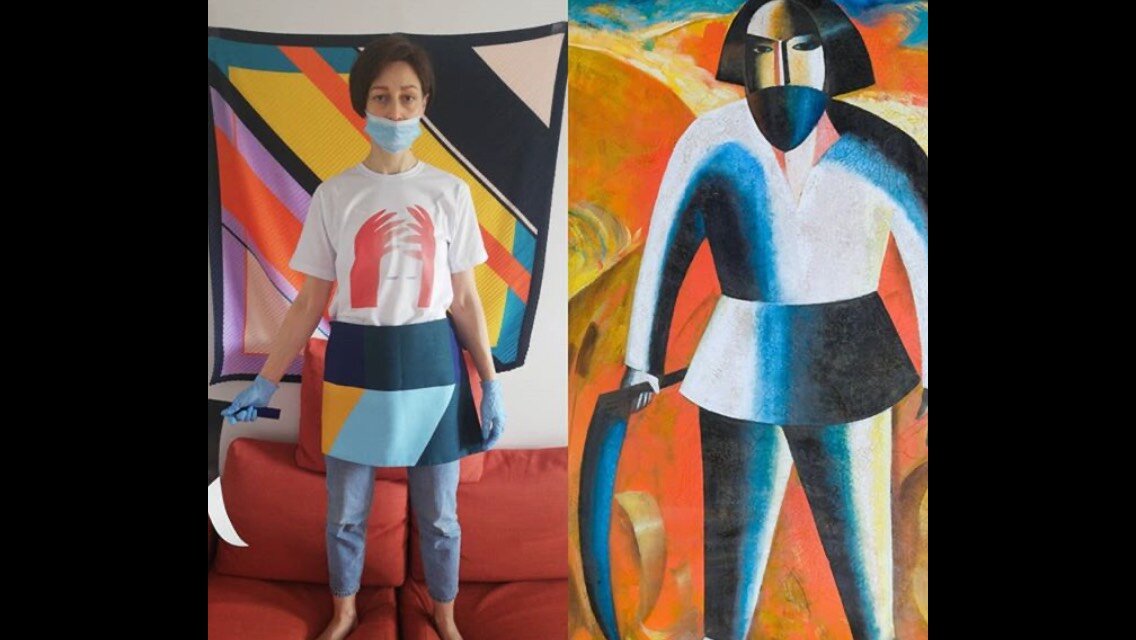 Фото Инстаграм Малевич " На Сенокосе" hi.art.wear