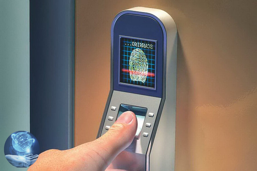 Биометрическая система отпечатка пальца.