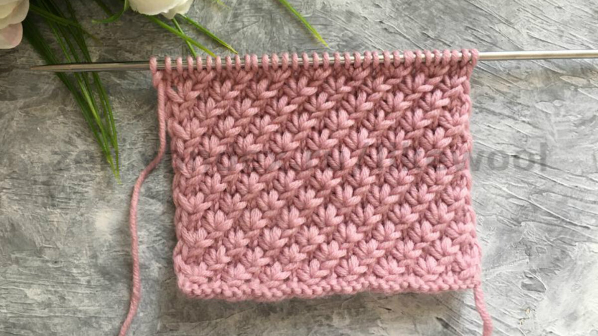 узор с лицевой стороны