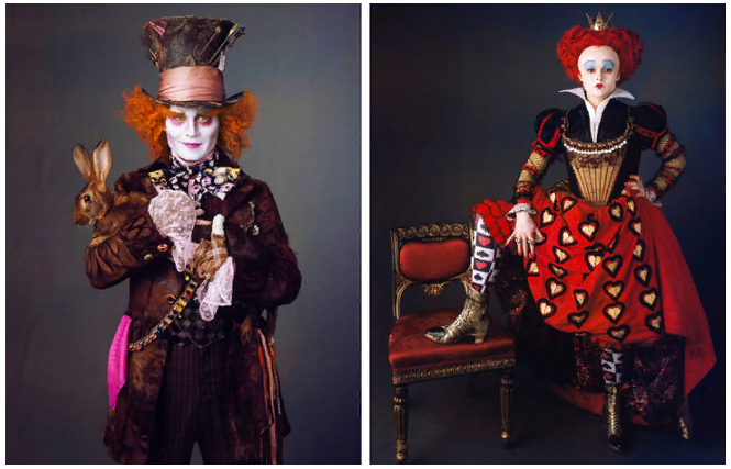 Костюмы из фильма "Алиса в стране чудес"