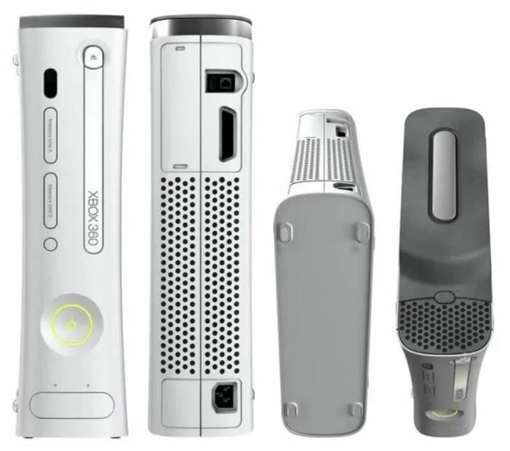 Xbox 360 Fat, первая ревизия Xenon без HDMI