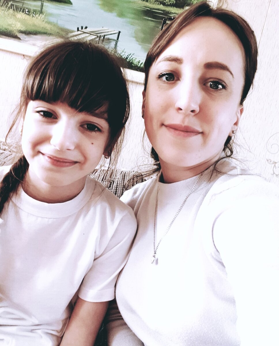 Я с моей ученицей  Машенькой 