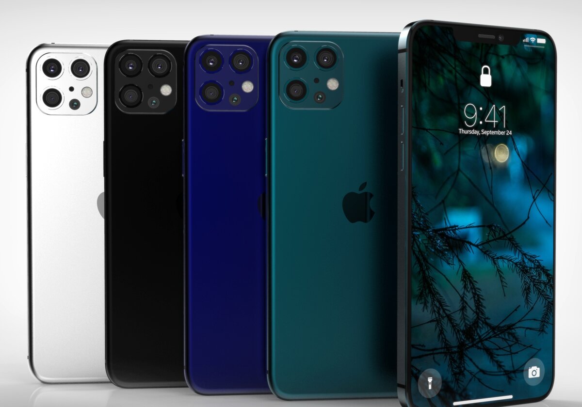 Предпологаемый дизайн iPhone 12