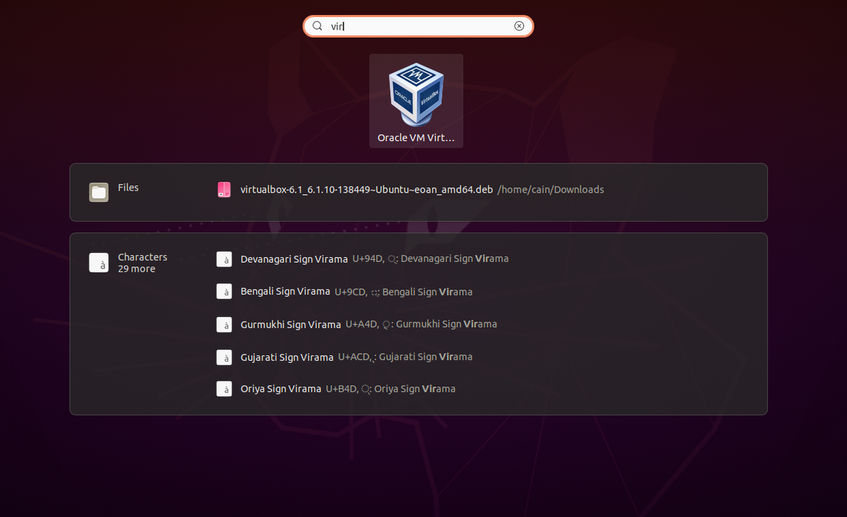 VirtualBox Ubuntu