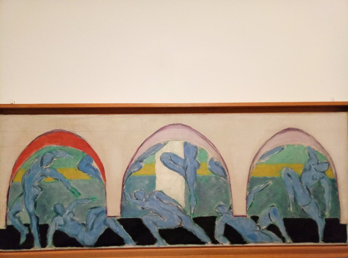 Танец в синих красках