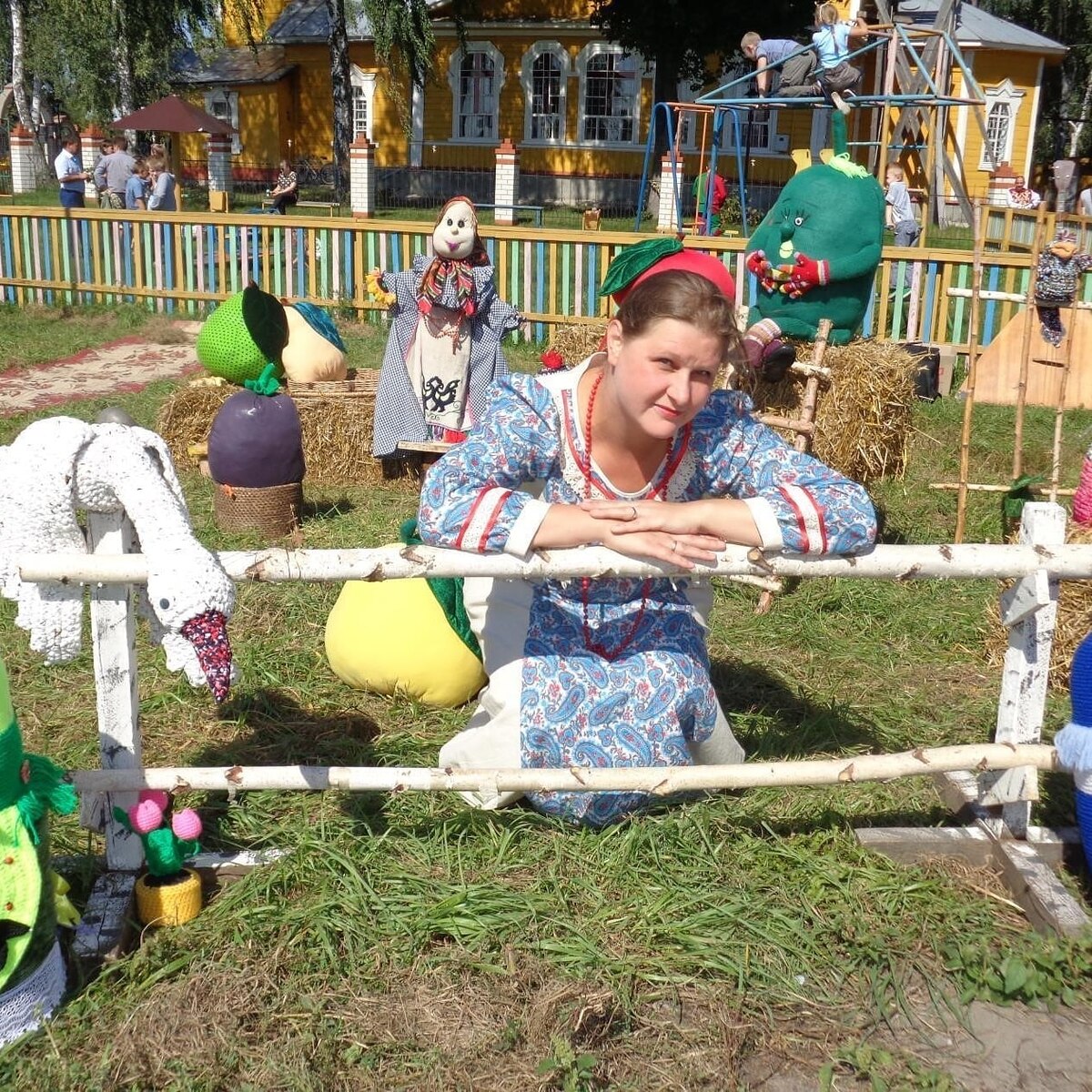 На празднике "Сарафана" в Мичуринском районе.