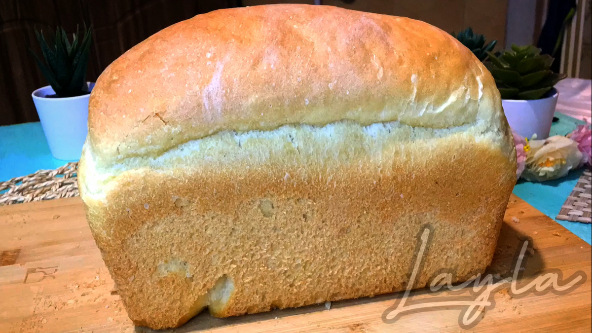Пористый мягкий хлеб, с хрустящей корочкой, без замеса теста