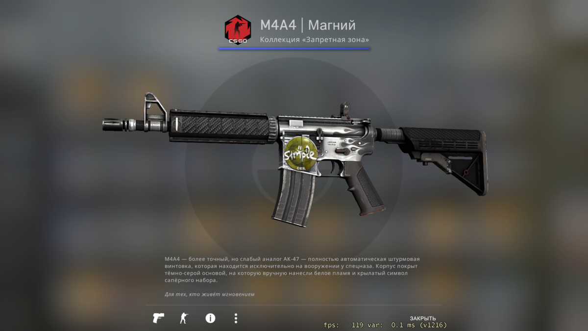 Моя фотокарточка из CS^GO 