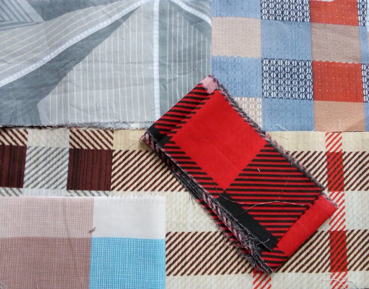 ткани, которые подобрала для салфеток