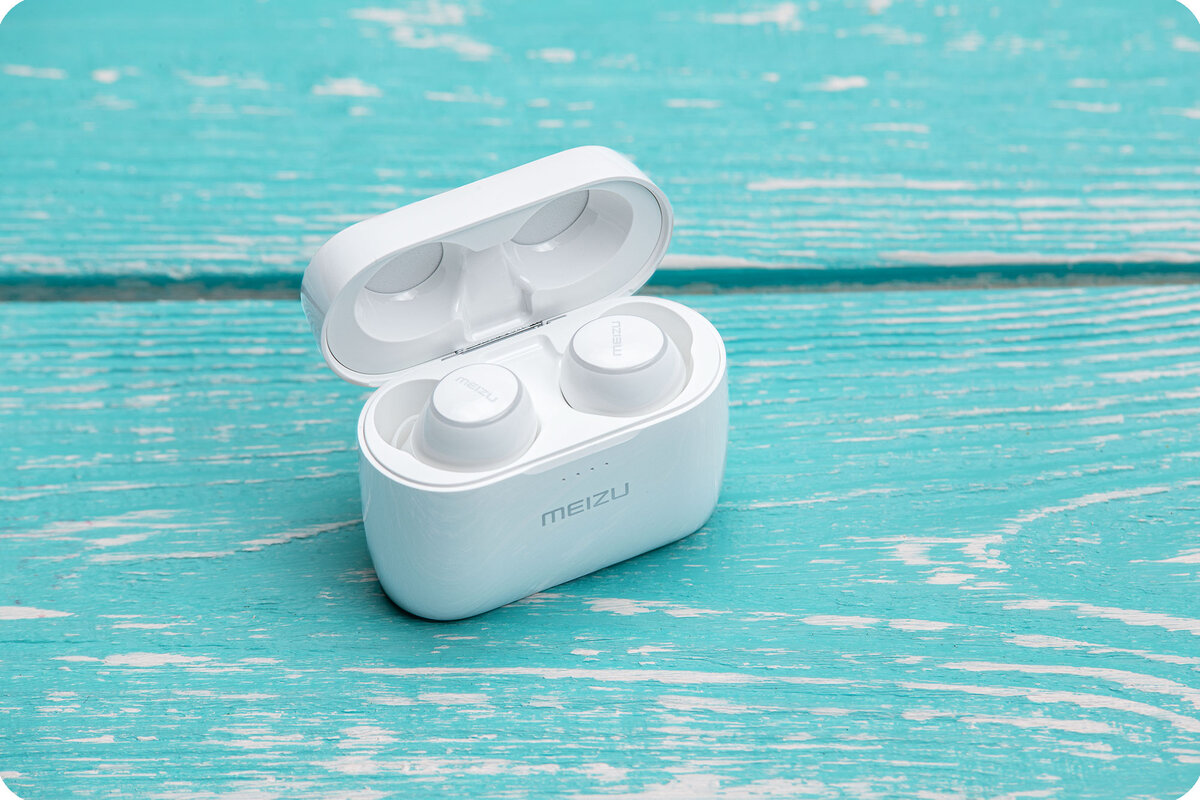 Кейс TWS наушников Meizu POP2S с ёмкостью аккумулятора 350 мАч