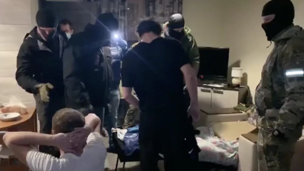 Скриншот оперативного видео пресс-службы ФСБ