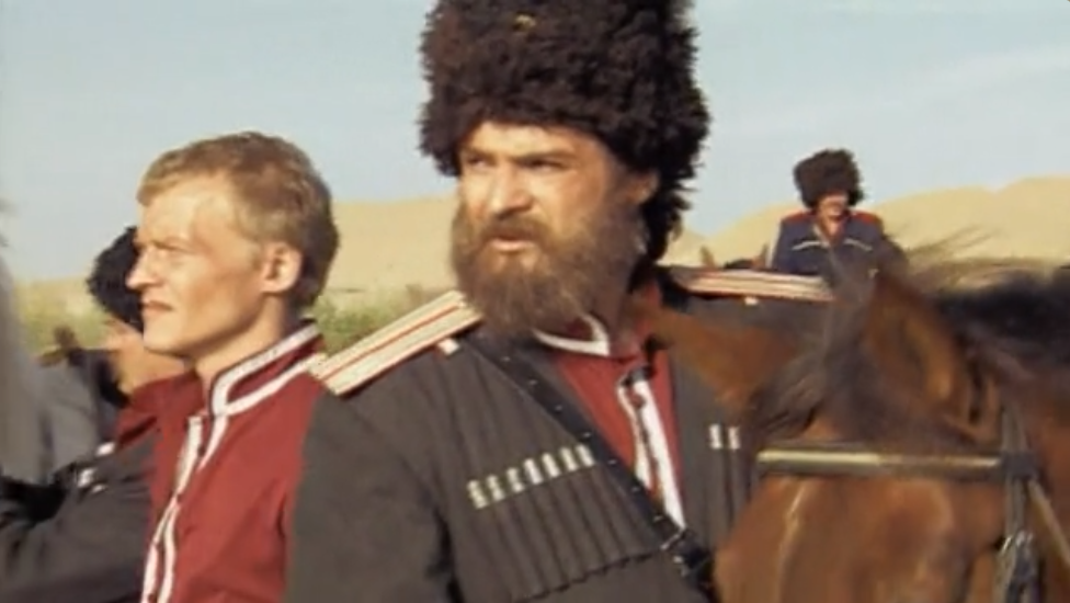 Русские казаки из исторического сериала Баязет про русско-турецкую войну.