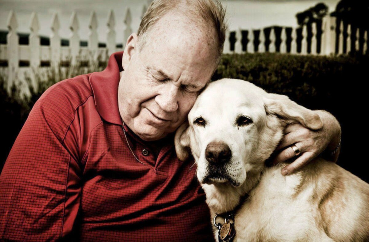 Розель и её любимый хозяин Майкл