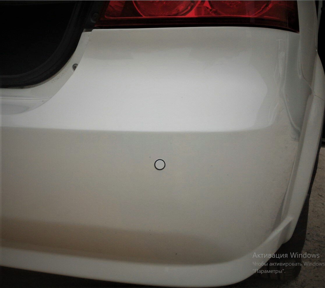 Парктроник Chevrolet Aveo и где тут "по сторонам"