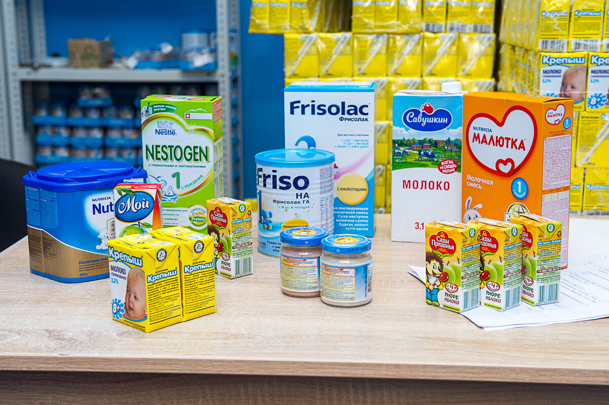 Выбор детского питания.