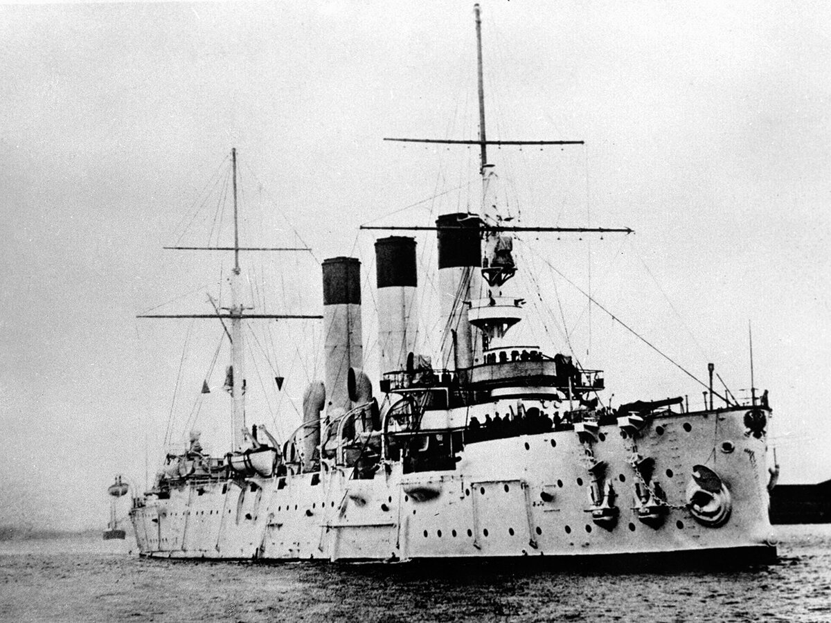 Крейсер «Аврора», 1904 год. Источник: РИА «Новости»