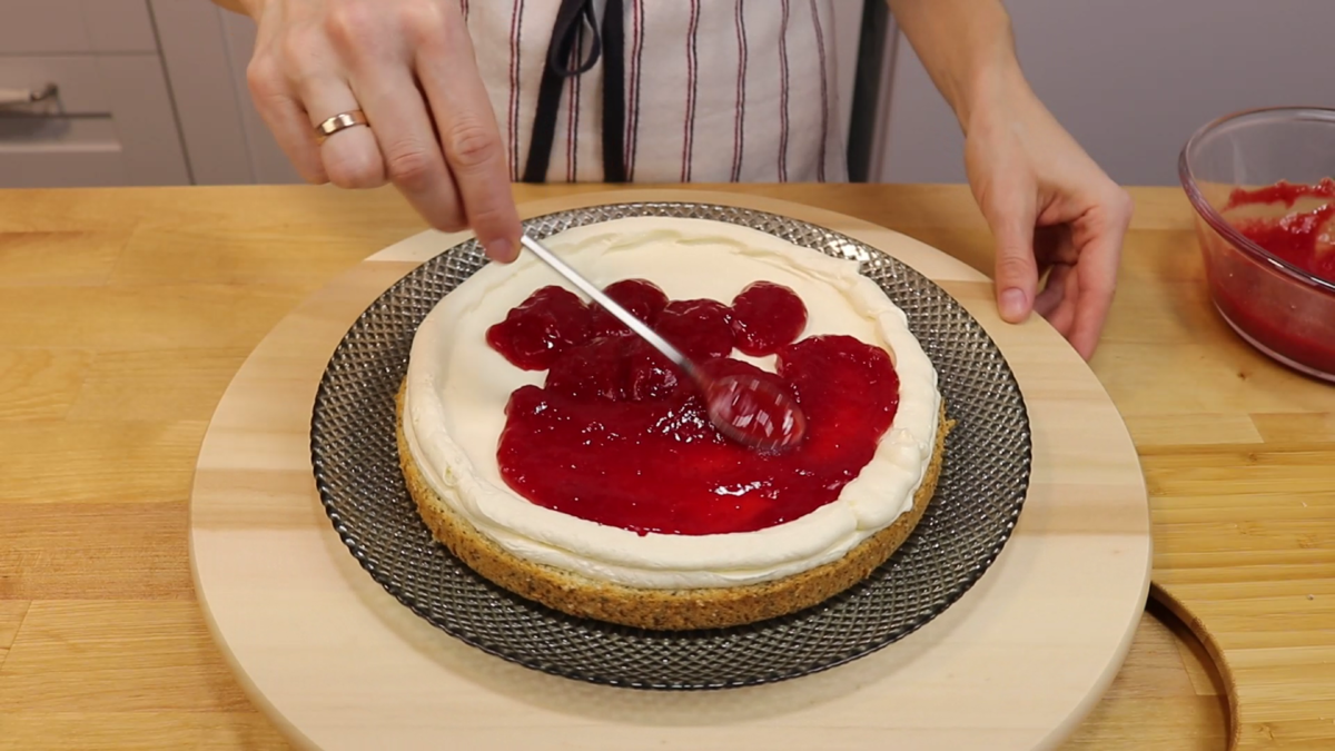 Норвежский торт с клубникой