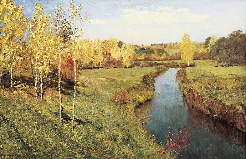 Золотая осень. Исаак Левитан. 1895 год.