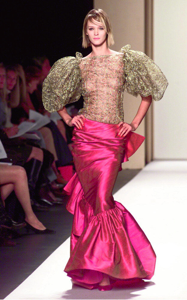 Oscar de la Renta for Pierre Balmain, осень-зима 2001