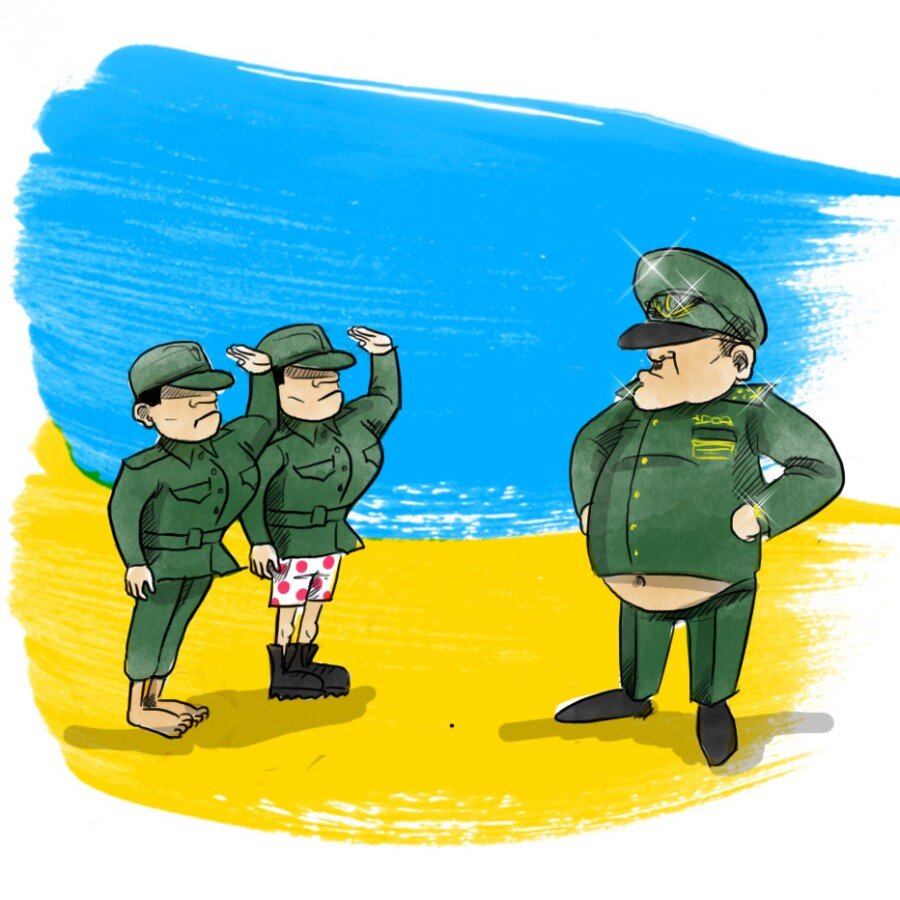 Рисунок для военных на украине