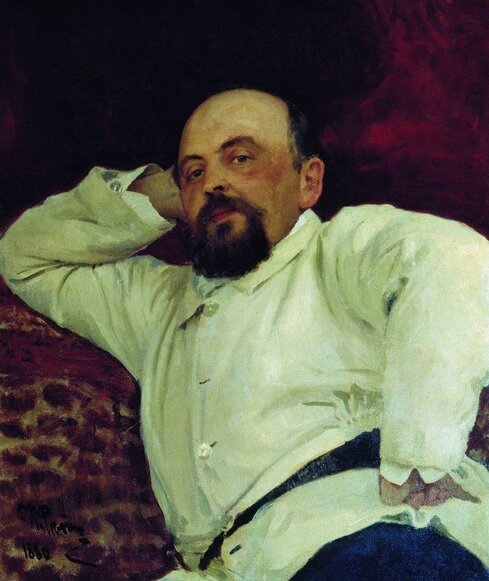 Портрет С. И. Мамонтова. 1880. Илья Ефимович Репин