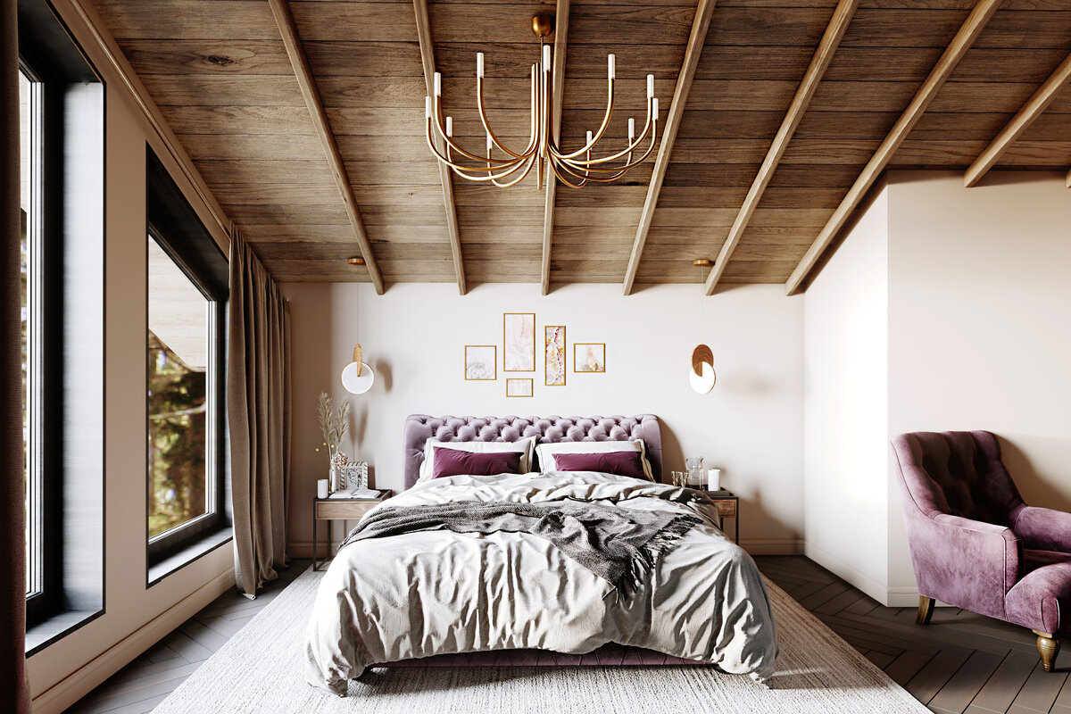 Гостевая спальня. Похоже, гости, если когда-нибудь всё же засобираются домой, то не очень охотно и не так чтобы скоро.