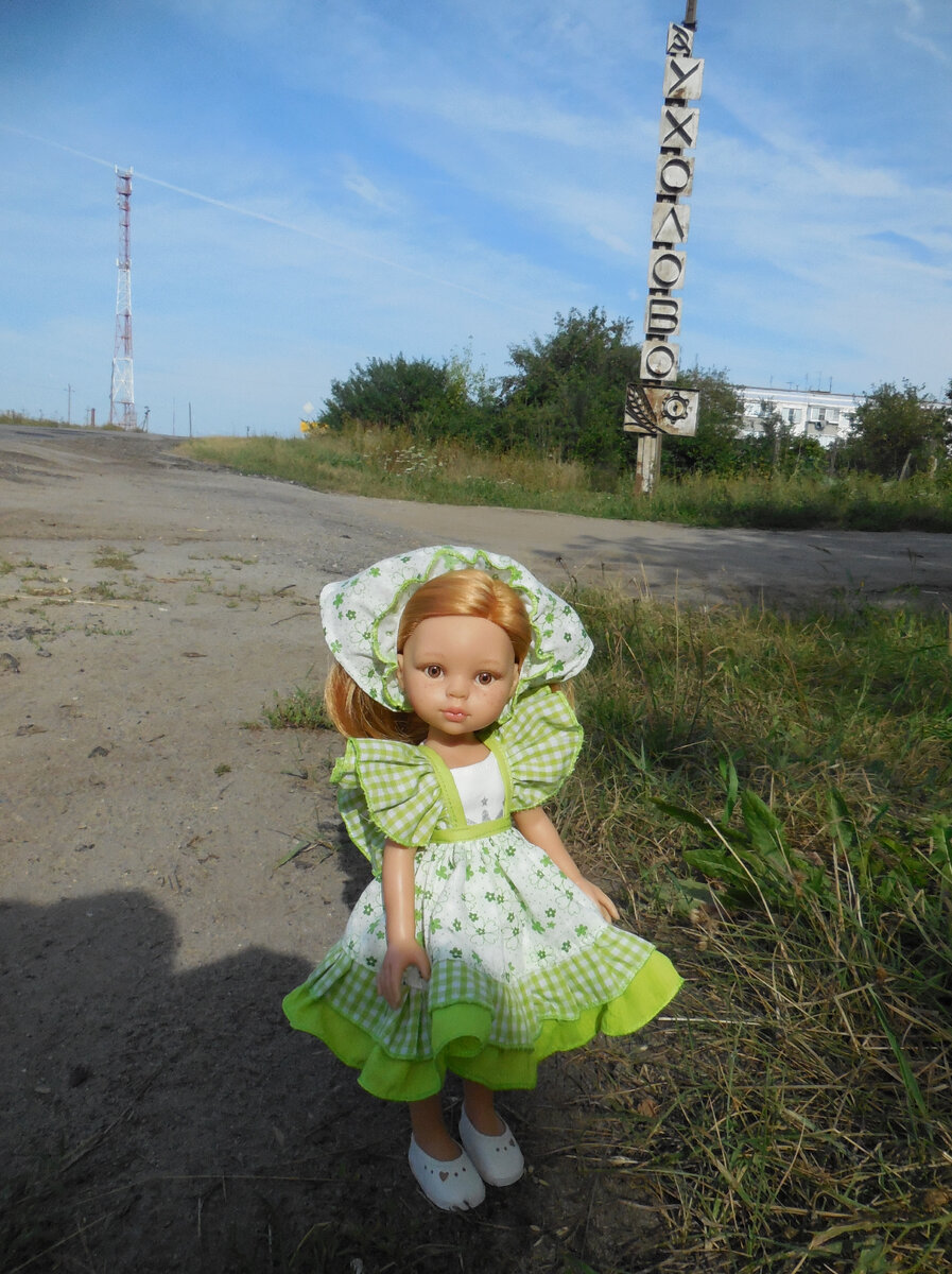 Въезд в поселок со стороны г. Ряжск 