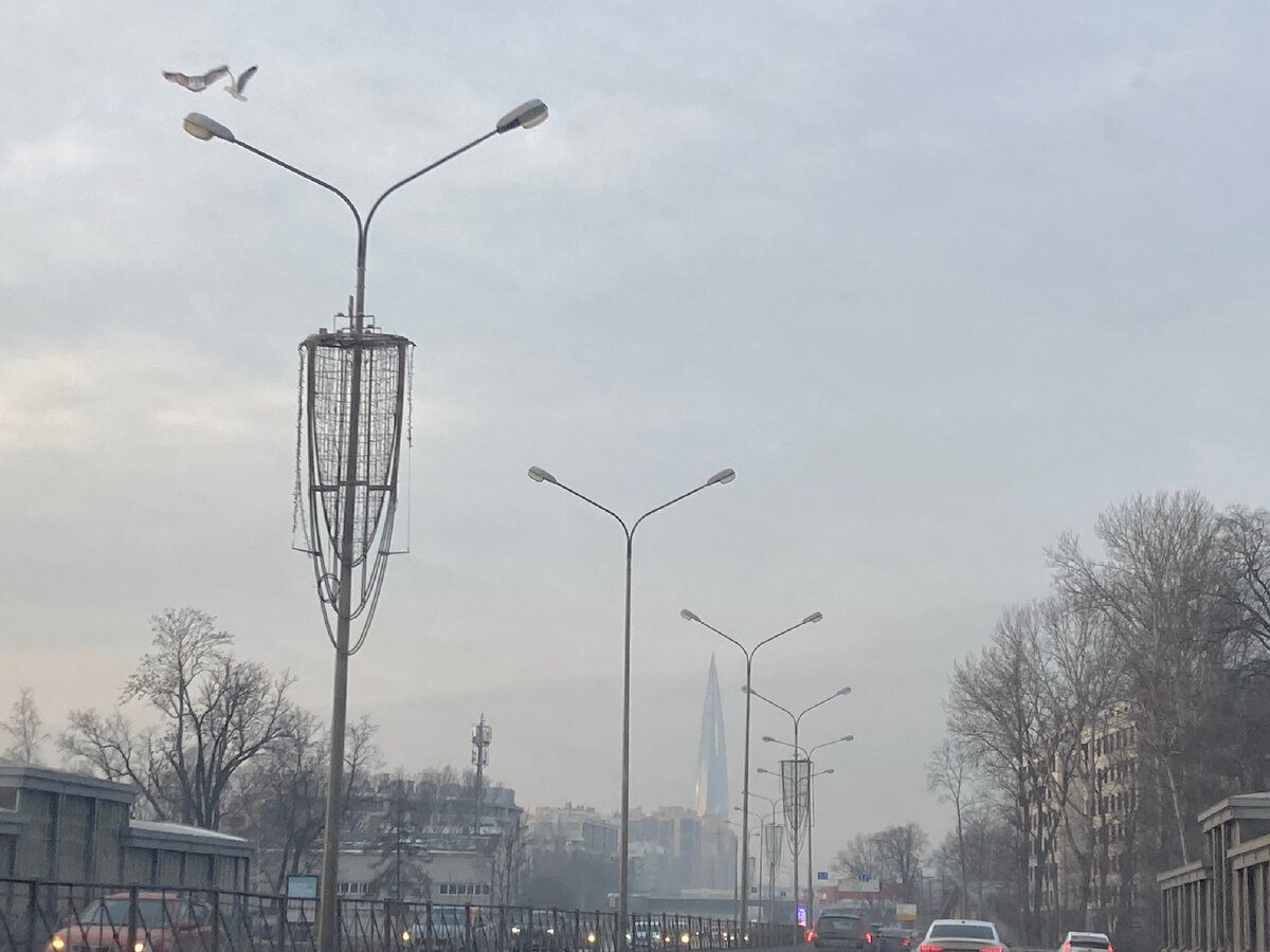 Красивый зимний Ленинград