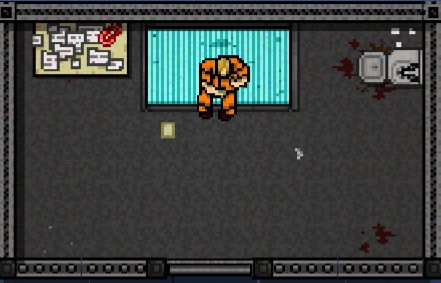 Джекет сидит в тюрьме и выдумывает Мэнни Пардо, беря образ унитаза рядом