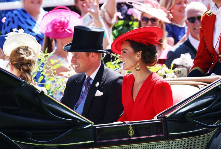 Принц Уильям с супругой на Royal Ascot-2023. Источник фото: www.parents.ru