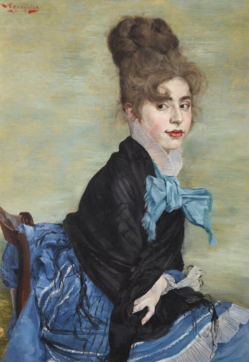Rogelio de Egusquiza. Portrait of Josefa da Ochoa. 1878