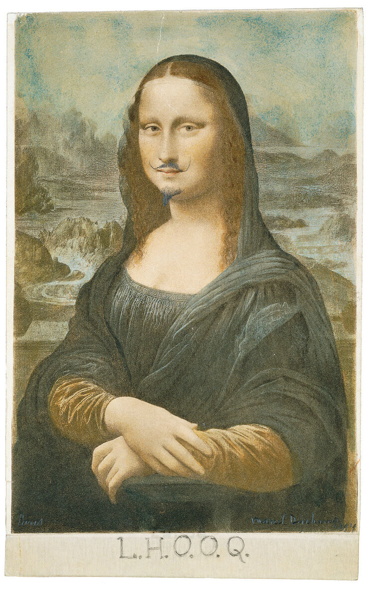 Марсель Дюшан. L.H.O.O.Q. 1919. 