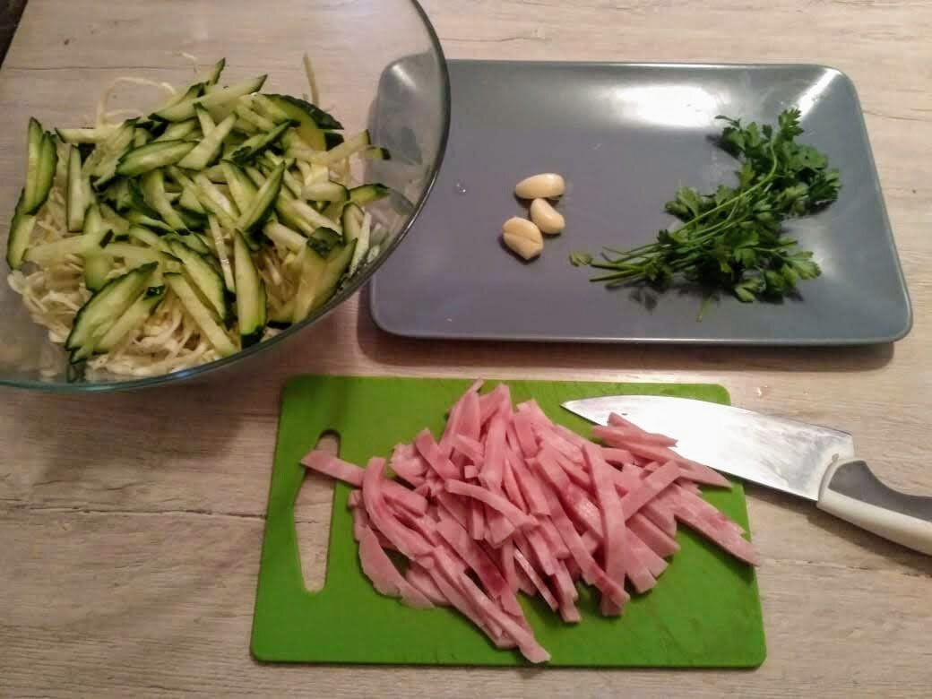 Легкий вечерний салат на каждый день