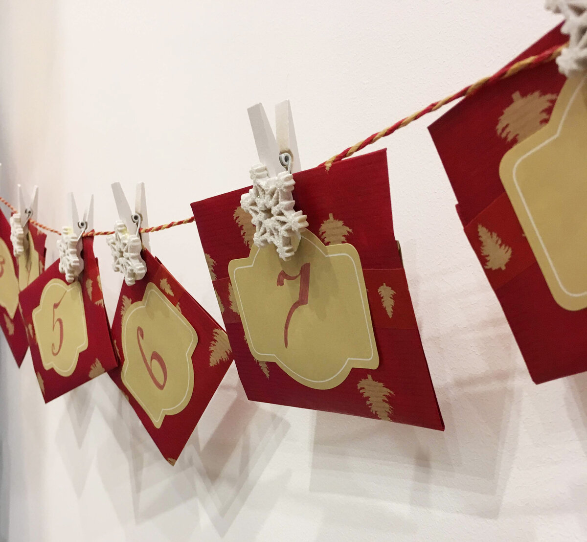 Самодельный адвент-календарь