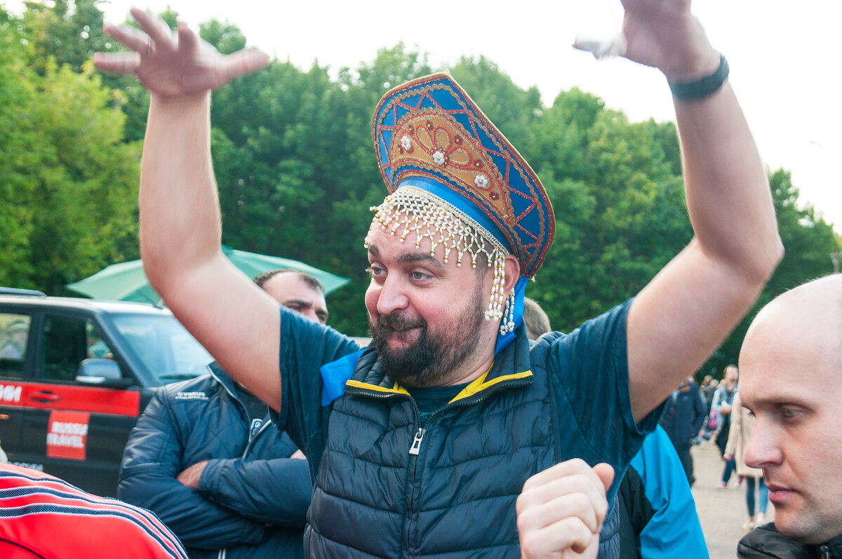 Турист в Суздале