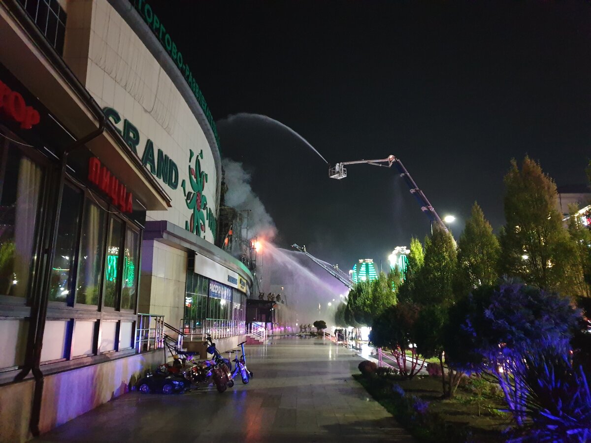 2019, №36, ст. 3  Вечером 19 сентября в торгово-развлекательном центре Грозного «Гранд Парк» произошел пожар.-2
