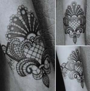 Значение татуировок с кружевом (50+ фото)