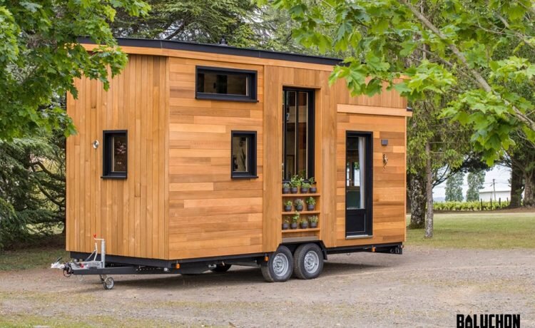 Astrild Tiny House основан на двухосном прицепе