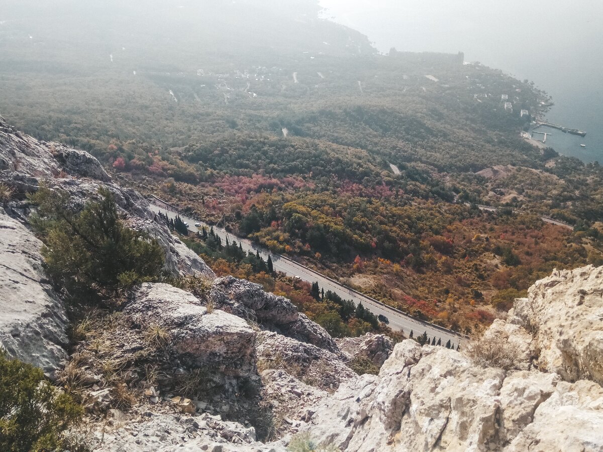Замечательный вид на Южнобережное шоссе